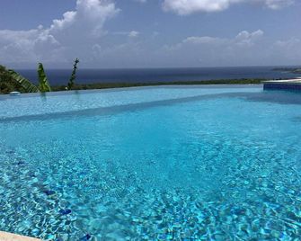 7BD Sea-views villa, infinity pool, guest-friendly, 5 minutes from airport - Sosúa - Pool