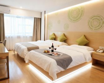 Greentree Inn Heze Shan County Huxi South Road Express Hotel - Heze - Спальня