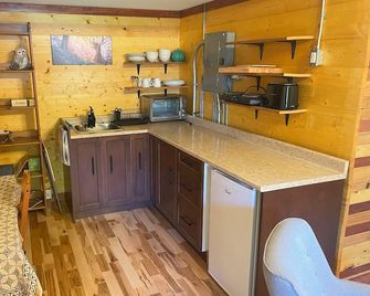 Cozy Art Cabin by the Ocean and Forest - Roberts Creek - Cocina