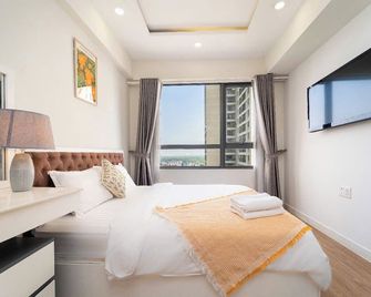Luxury 2 Bedroom Cherry Houses - Masteri Thao Dien - Ho Chi Minh City - Bedroom