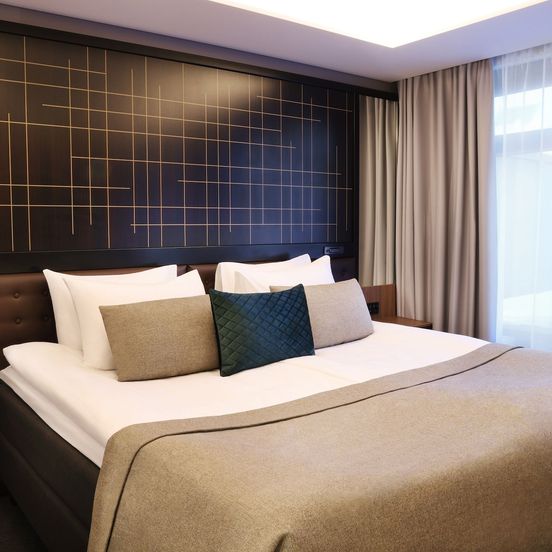 Bedroom view of Hotel Reykjavik Saga