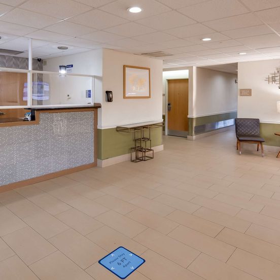 Front desk view of Best Western Rayne Inn