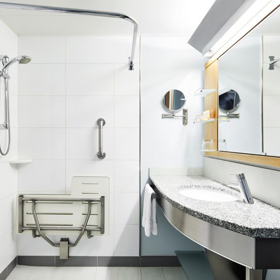 Bathroom view of World Center Hotel