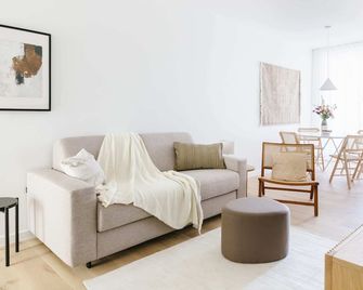 High-end flats at South area - 安特衛普 - 客廳