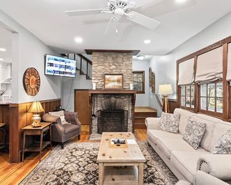 3BR Cozy Cabin Perfect for Family Getaway - Lake Junaluska - Living room