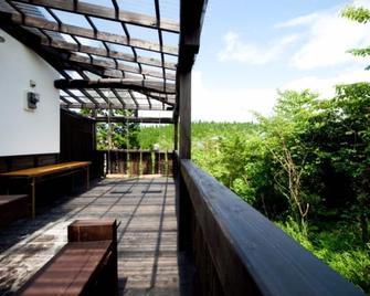 The openair bath includes Goemon bath indoor ba / Aso-gun Kumamoto - Minamioguni - Parveke