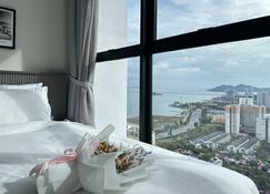 Dd Condominium 2bedroom 10pax Sea View Penang - Penang - Bedroom