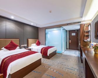 Qingneng Chutian Hotel (Shenzhen Futian Port Convention And Exhibition Center) - شينزهين - غرفة نوم