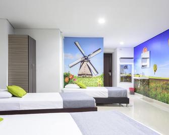 3H hotel centro histórico - Medellín - Bedroom