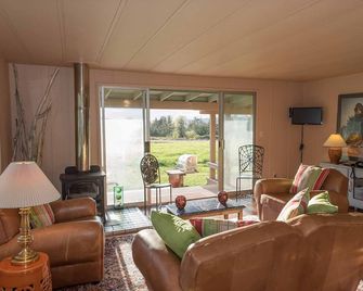 Mcbarron Cottage W/ Views Of The Bay - Lopez Island - Living room