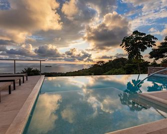 180 ocean view luxury villa, huge pool, concierge, view of Ballena National Park - Ballena - Pool