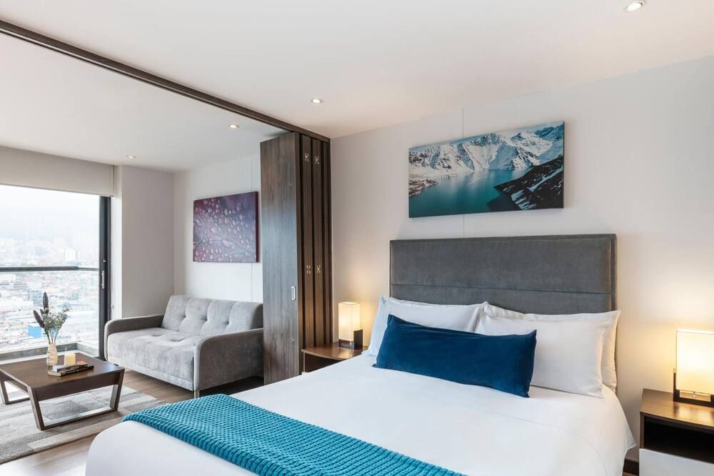 7 هوب أبارتمنتس باي جالو - بوغوتا - غرفة نوم