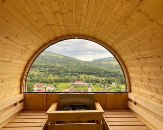 Hautes Vosges Le Ménil Chalet Avec Sauna Tonneau - Le Ménil - Balcón