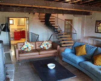 Lo Boix: Le Mas and Le Canigou - 7 bed Farmhouse with pool - Saint-Laurent-de-Cerdans - Living room