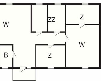 7 person holiday home in Hagby-By Traum - Ljungbyholm - Grundriss