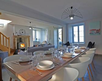 Maison normande rénovée avec grand jardin, idéale pour famille, proche lac et randonnées - FR-1-497-143 - Ménil-Hermei - Comedor
