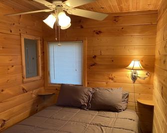 2 BR Crystal Lake cabin. Private beach, easy Ice Fishing Near Crystal Mtn - Beulah - Habitación