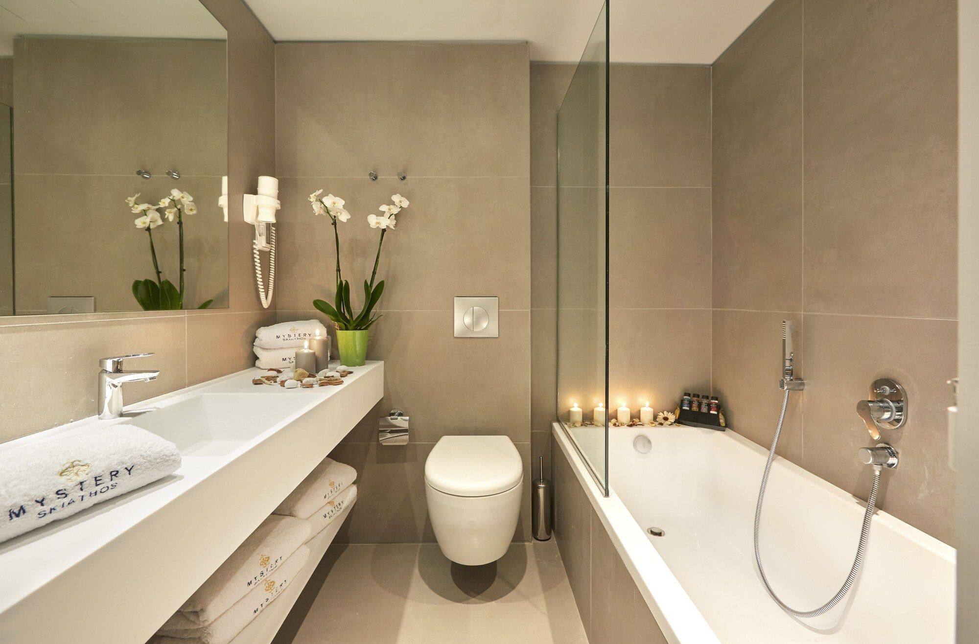 Mystery Skiathos Luxury Residence - Skiathos - Badkamer
