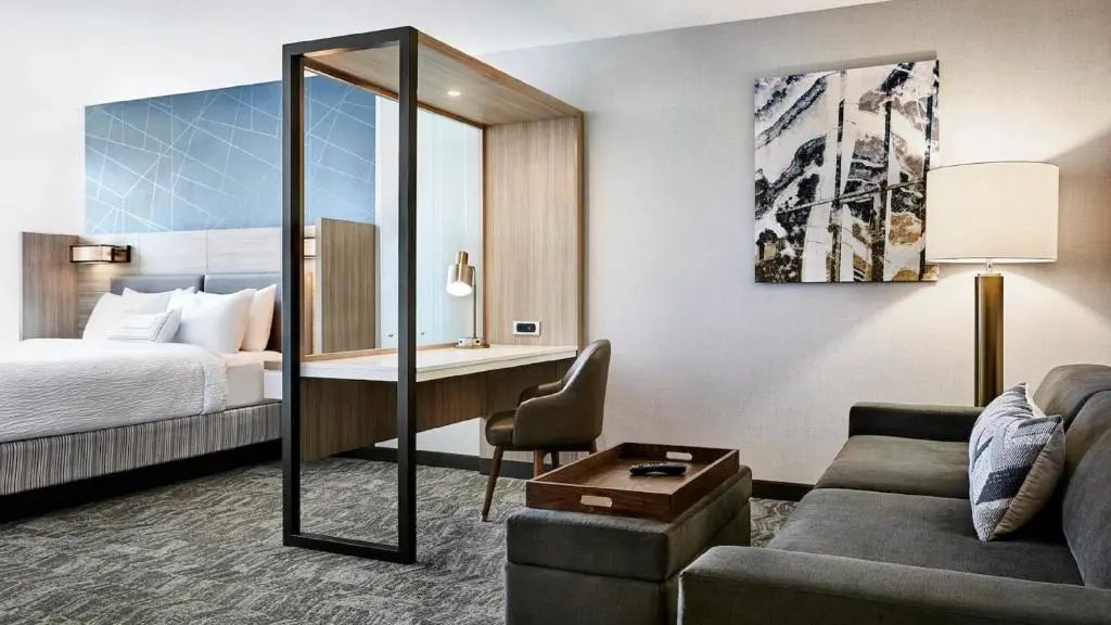 SpringHill Suites by Marriott South Bend Notre Dame Area - South Bend - Sala de estar