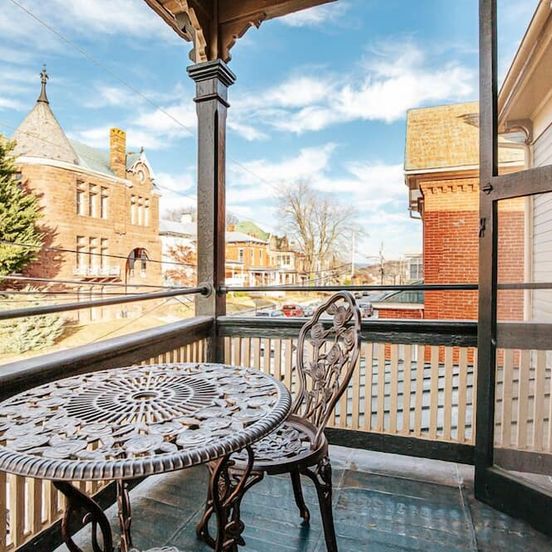 Balcony view of The Shenandoah Suite