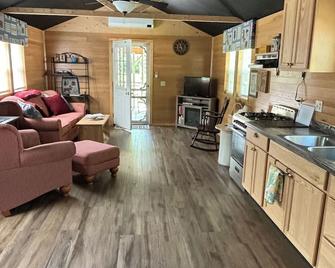 'Christine's Cabin' Great place to stay for wine trail events - Hector - Sala de estar