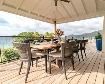 The Beach House - Beach-Chic Luxury Just Steps From Long Bay Beach - Guana Island - Balcony