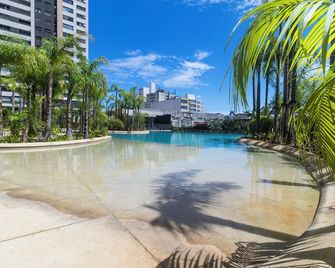 Moderno, Próximo ao Metrô, Piscina estilo praia, Churrasqueira - Sao Paulo - Pool