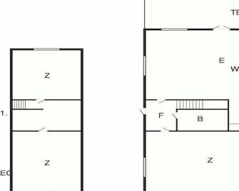4 person holiday home in Ronneby-By Traum - Ronneby - Floorplan