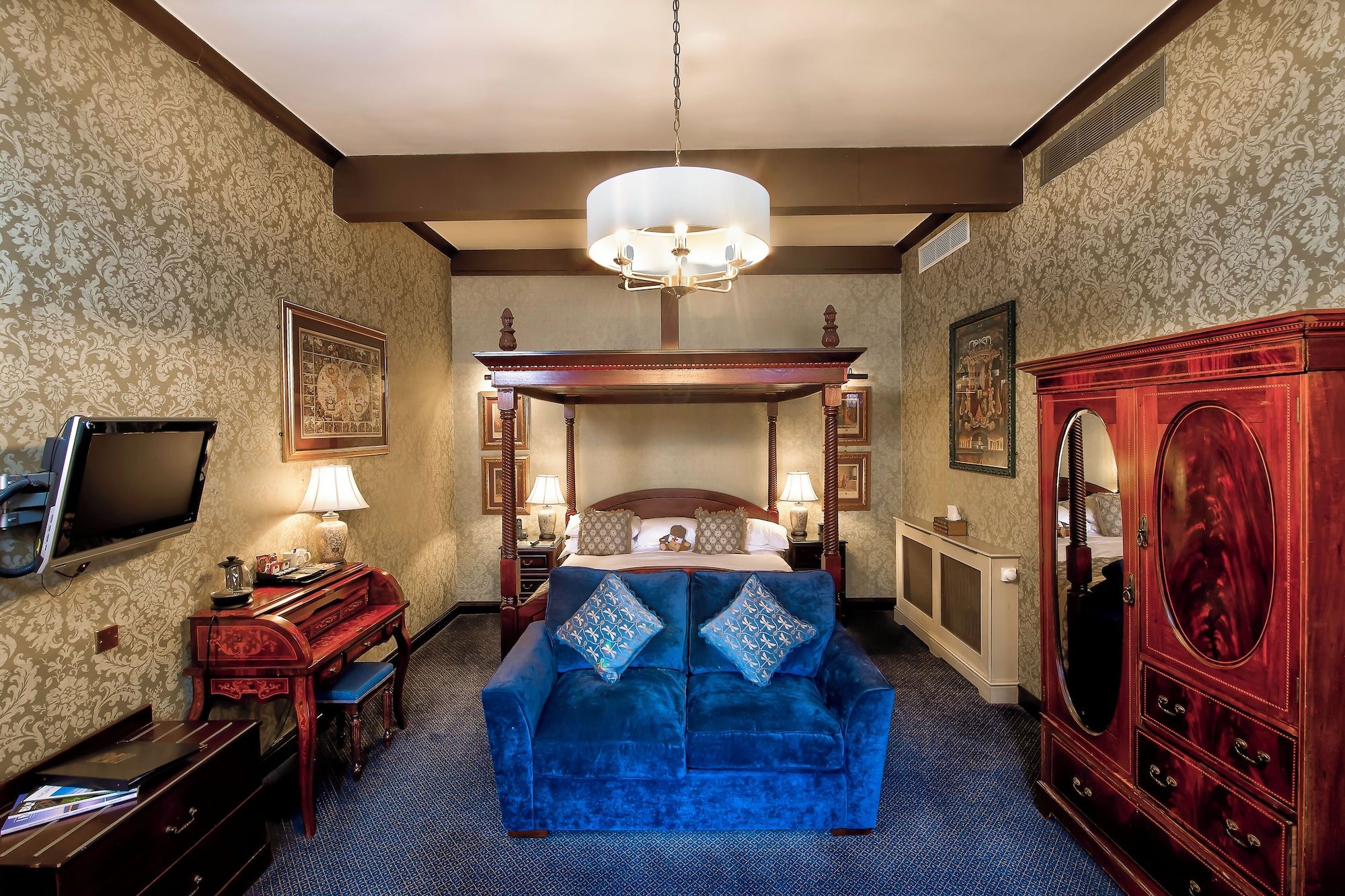 Langley Castle Hotel - הקסהאם - חדר שינה