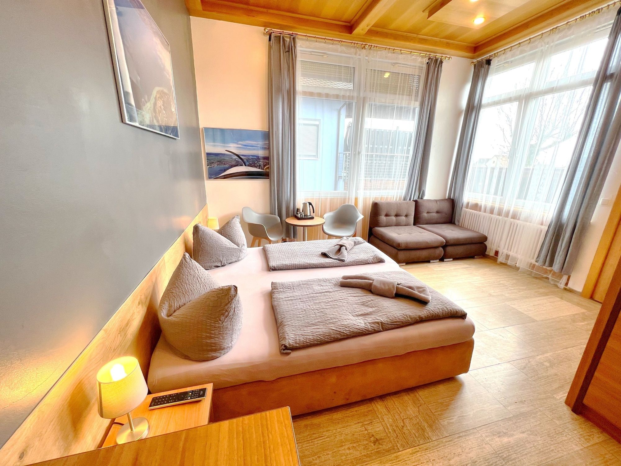 BnB Fliegerhaeusle Hagnau 24h Self Check In - הגנאו אם בודנזה - סלון