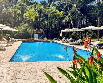 Happy Iguana Marina Ecolodge Waterfront Cabin #3, A/C, Starlink, Pool, Sleeps 8 - Fronteras - Pool