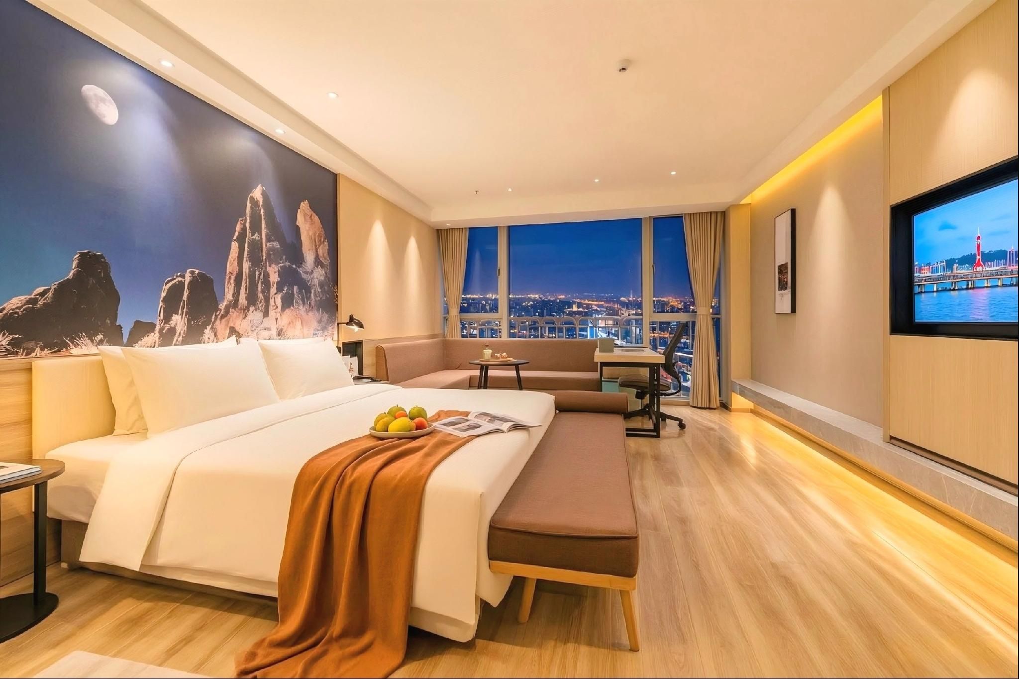 Huating Four Seasons Hotel (Qingdao North Station Heilongjiang Middle Road) - Qingdao - Habitación