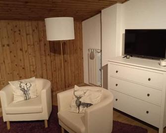 The Mansard in the Heart of the Dolomites - Lozzo di Cadore - Sala de estar
