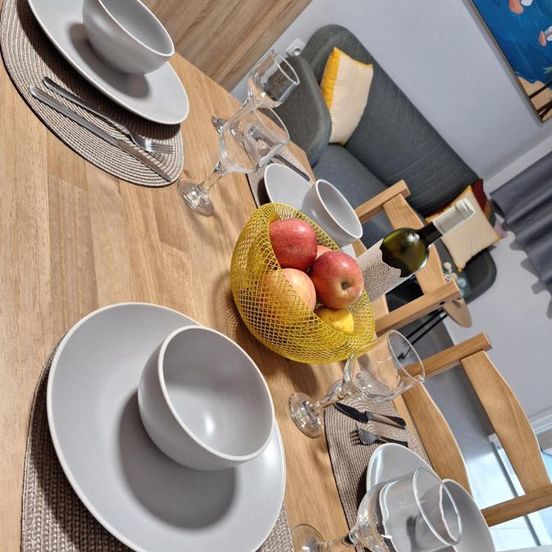 Other view of modern apt near Heraklion-airport & sea