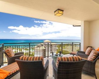 Kbm Resorts Free Car Beach Villas at Ko Olina Ocean View 2-Bedroom Penthouse Bvk-O-1604 - Kapolei - Balcony