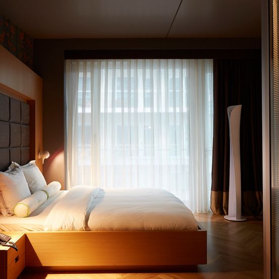 Bedroom view of Amadi Park Hotel