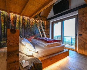 Casera Cinque Sensi , full optional wellness apartment - Tambre - Habitación