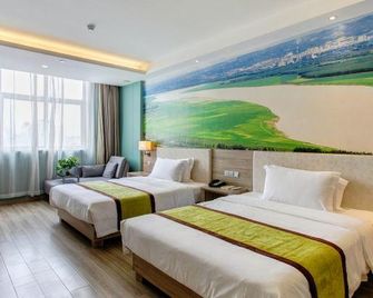 Yuncheng Juhetai Hotel (Yanhu South Wind Square) - Yuncheng - Bedroom