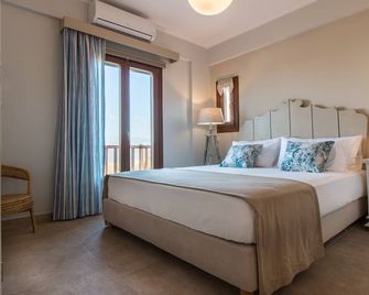 One-Bedroom Apartment with Sea View 1, First Floor - Gratsias Luxury Apartments - Agios Prokopios - Schlafzimmer