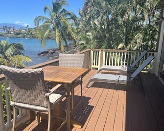 Beautiful Oceanfront Views! Enjoy Hotub, Grill & 3 Lanais! - Wailea - Balcony