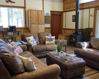 Cabin nestled away in the Sacramento Mountains of Timberon, New Mexico. - Timberon - Living room