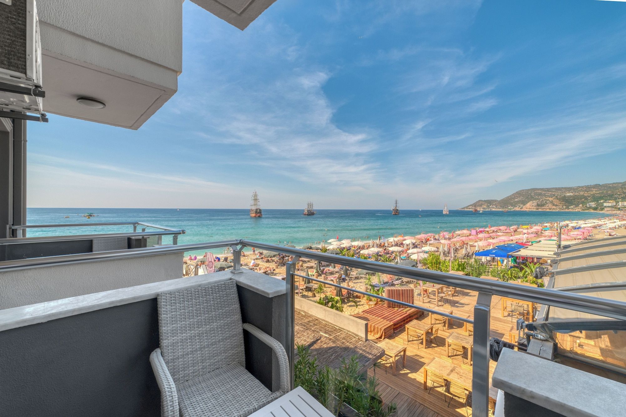 Royalisa Palmiye Beach +14 Adult Only - אלניה - מרפסת