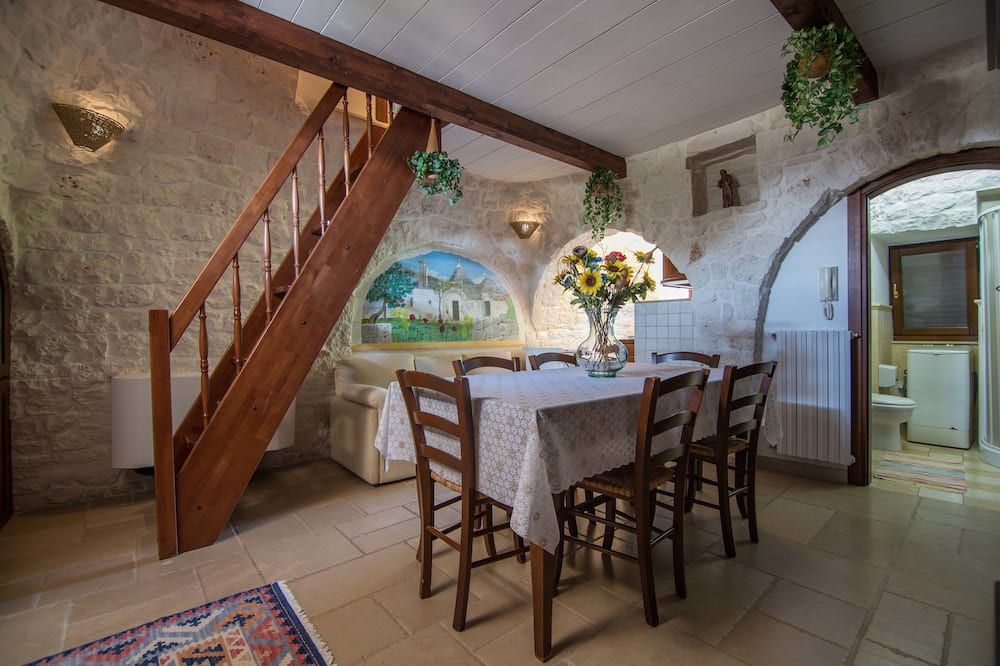 Bed and Breakfast Trulli San Leonardo - אלברובלו - חדר אוכל
