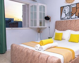 Le Rooftop Apparte - Barbecue, Grande Terrasse - Nabeul - Chambre