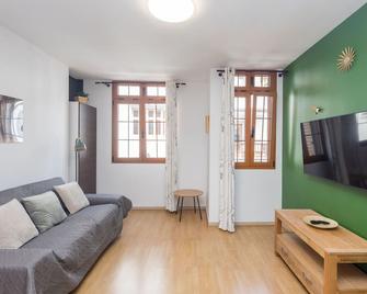 Vegueta Cool Flat - 2br - Workfriendly - Las Palmas - Sala de estar