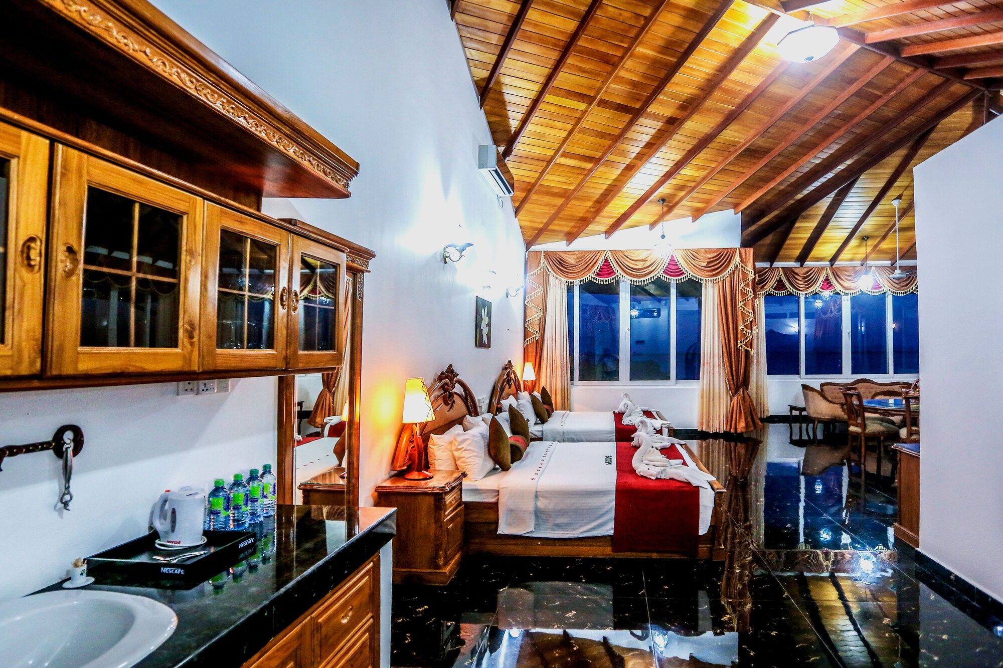 Hotel Sudu Araliya - Habarana - Slaapkamer