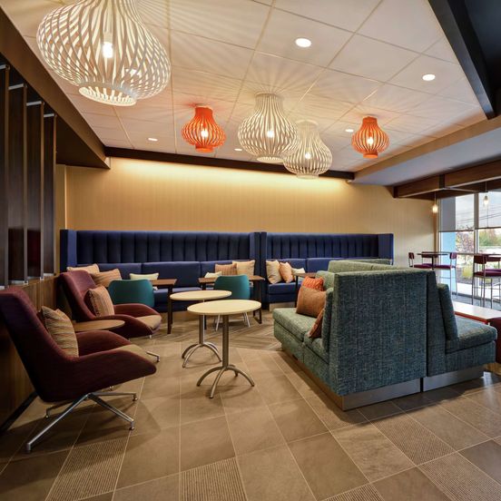 Lounge view of Tru by Hilton Winchester