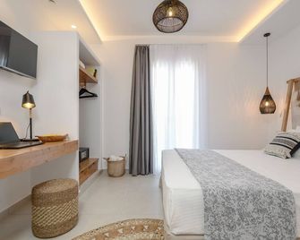 Superior Holidays 2 Bedrooms Home with Private Swimming Pool - Maragkas - Bedroom