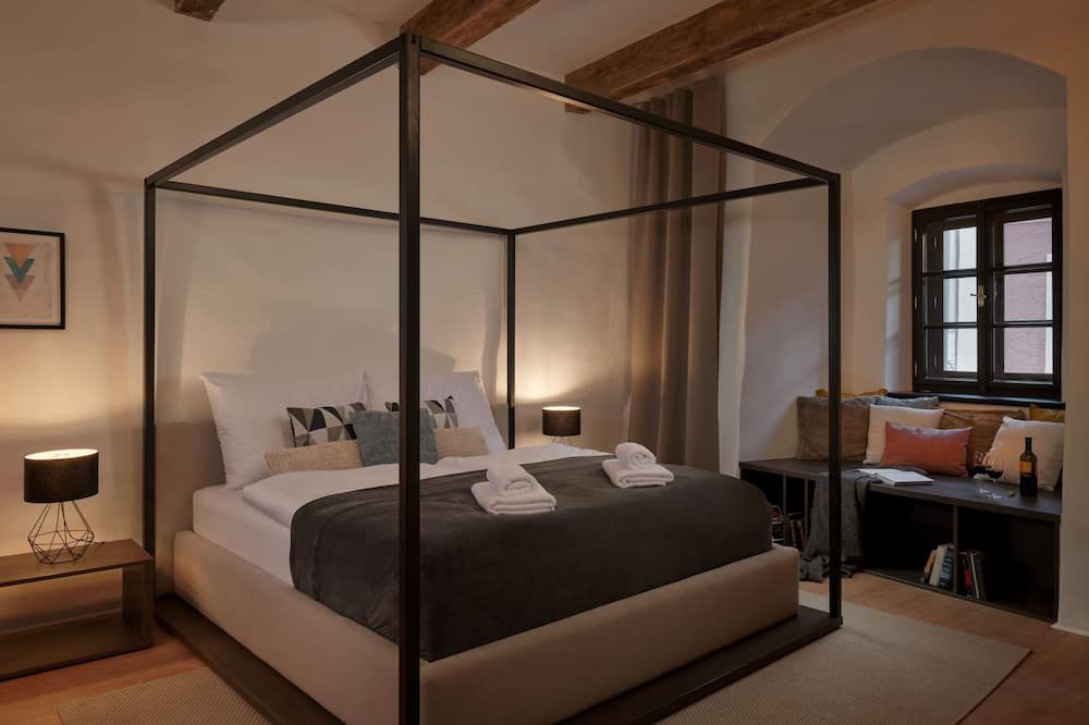 بنسيون كريستيان - سسكي كروملوف - غرفة نوم