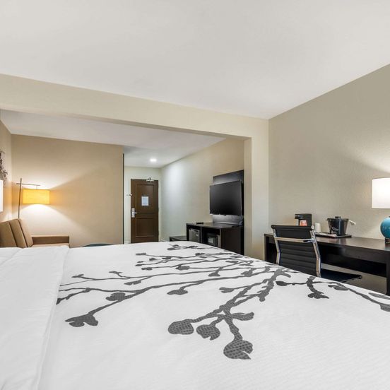 Bedroom view of Sleep Inn and Suites